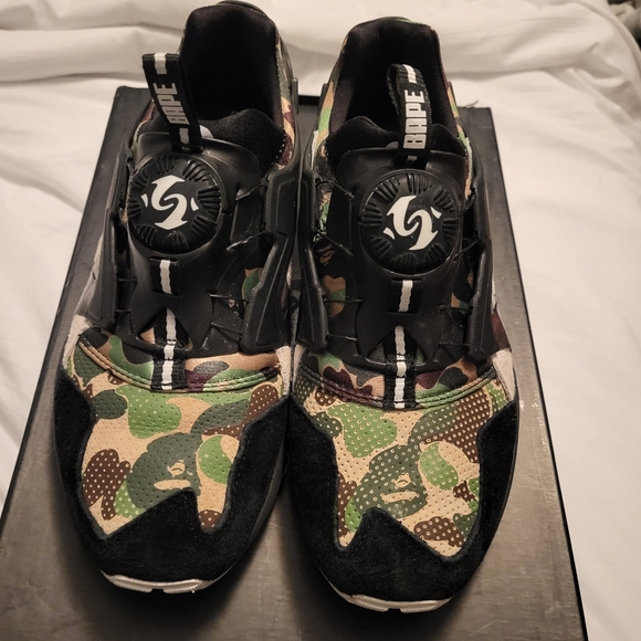 Puma X Bape Men DISC Blaze (Camo/ Curds Whay)